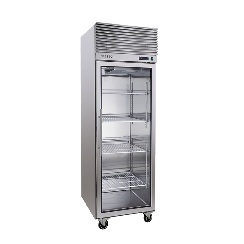 Single Glass Door Upright Fridge/CRT24-1SG