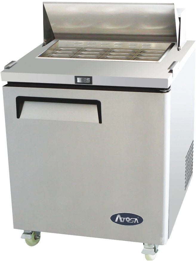 Atosa MSF8301 1 Door Sandwich Prep Table Fridge 698mm