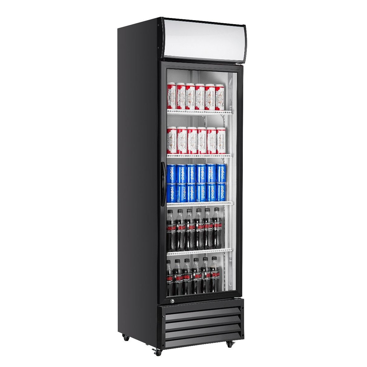 ATOSA SINGLE GLASS DOOR MOUNTED FRIDGE P380WA
