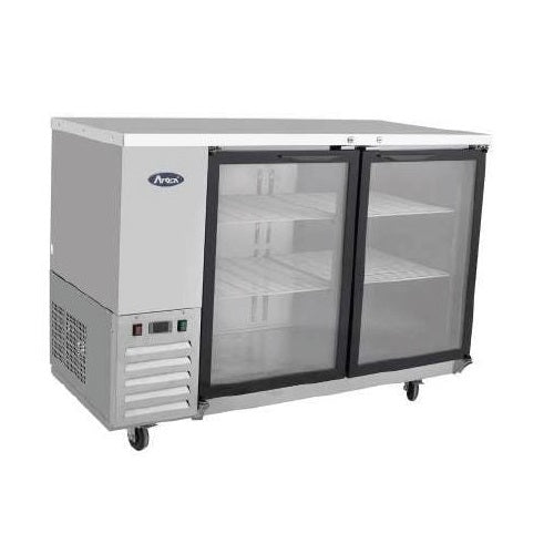 BACK BAR COOLER WITH GLASS DOOR