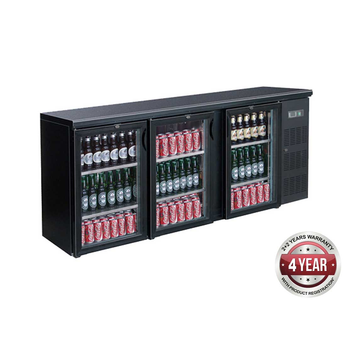 BC3100G THREE DOOR DRINK COOLER