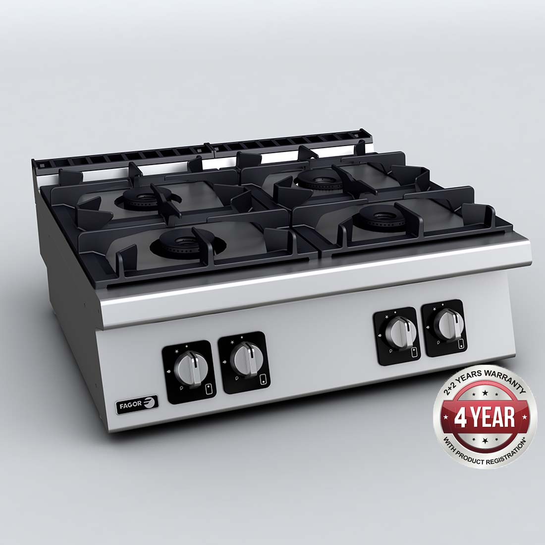 BENCH TOP 4 GAS BURNERS - C-G740H