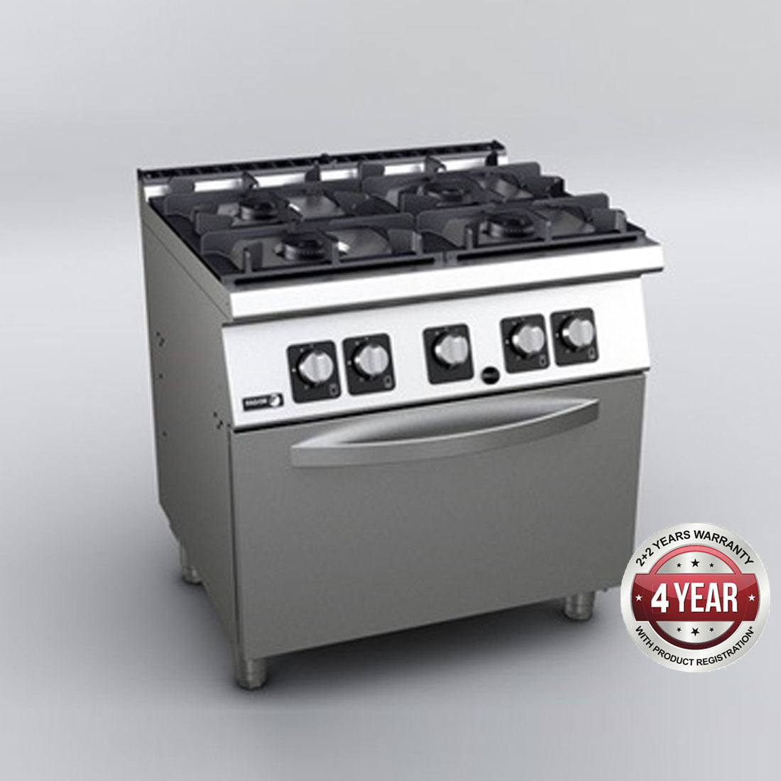 4 BURNER GAS RANGE WITH GAS OVEN - C-G741H