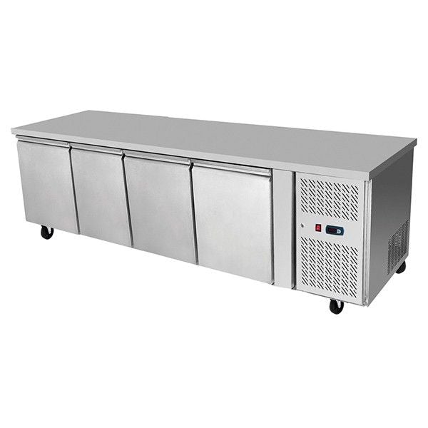CERTIFICATION Underbench Four Door Freezer Table 2230 Mm