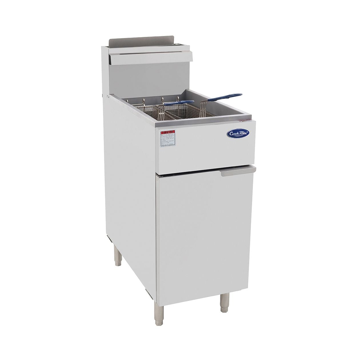 Cookrite 4 Tubes Gas Deep Fryer W395 X D765 X H1128 | ATFS-50-NG