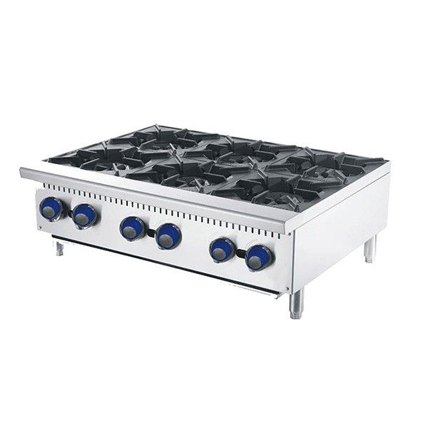 Cookrite ATHP-36-6 LPG 6 Burner Cook Top