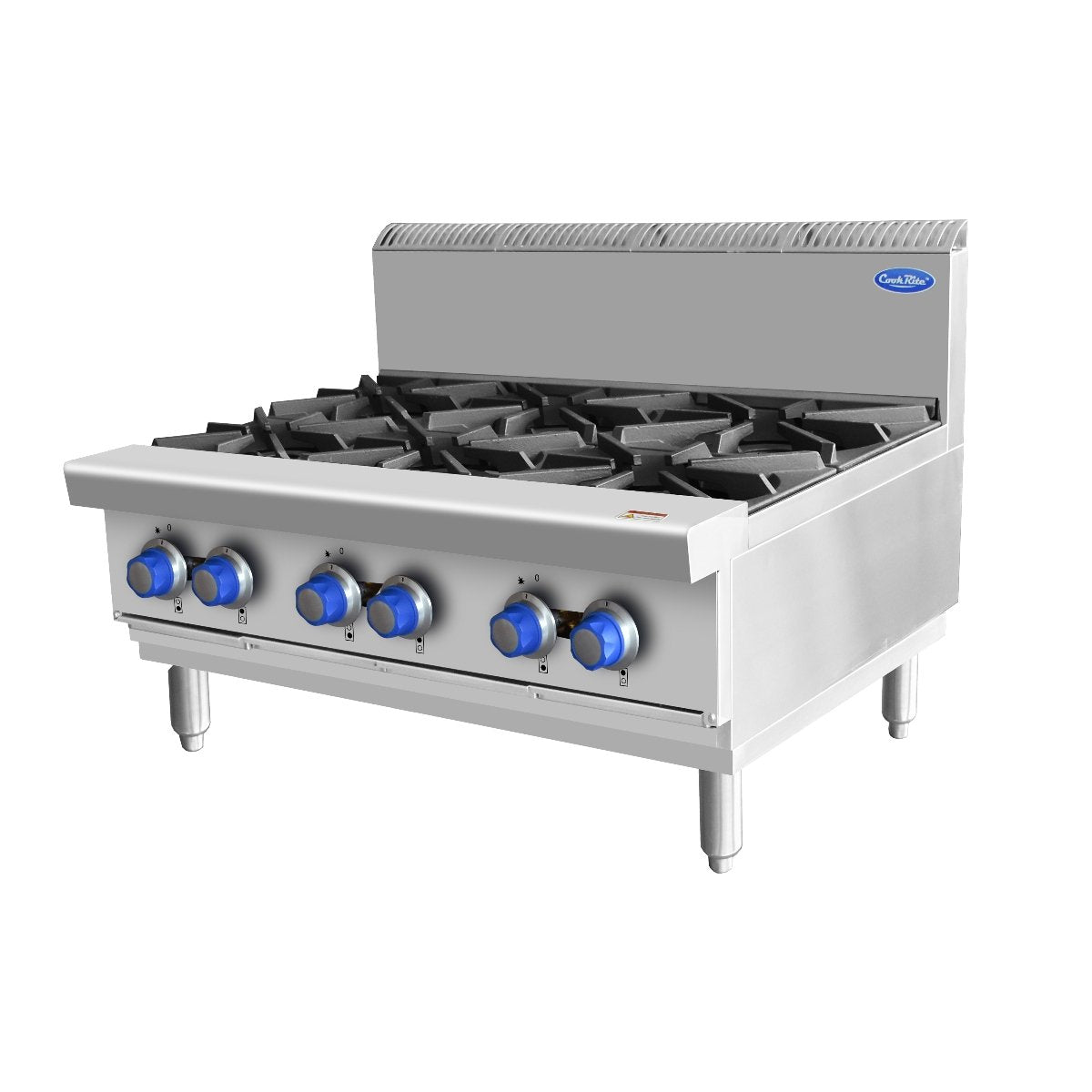 Cookrite OPEN 6 BURNER COOK TOPS LPG AT80G6B-C-LPG