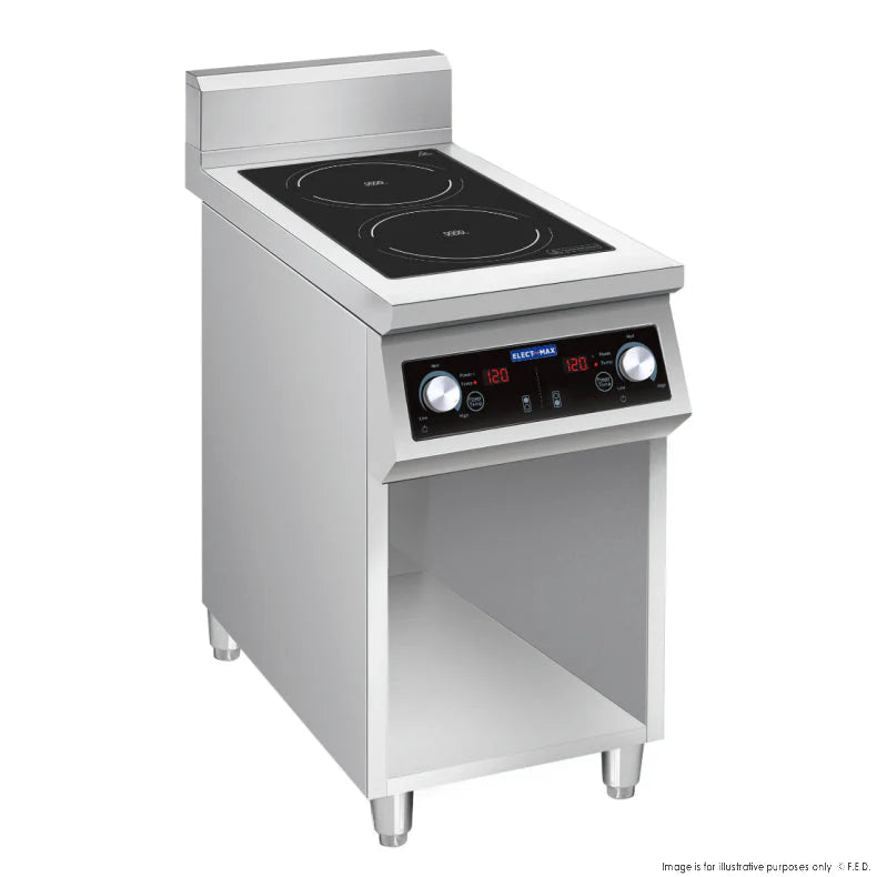 Electmax 700 Series Induction 2 - Burner Cooker with Splashback EIC7 - 400P