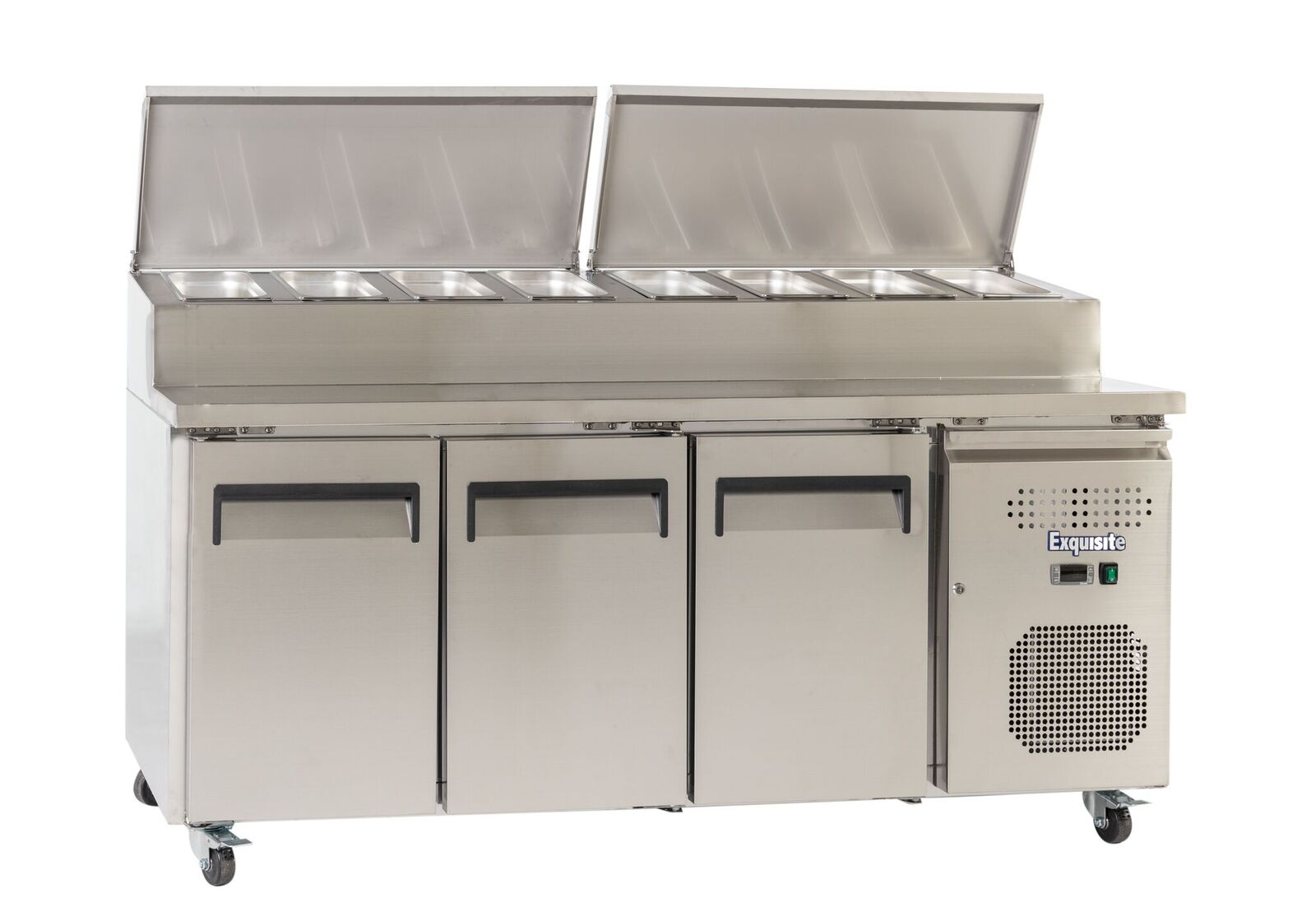 Exquisite MTC363H Stainless Steel Top Food Preparation Fridge 1795mm
