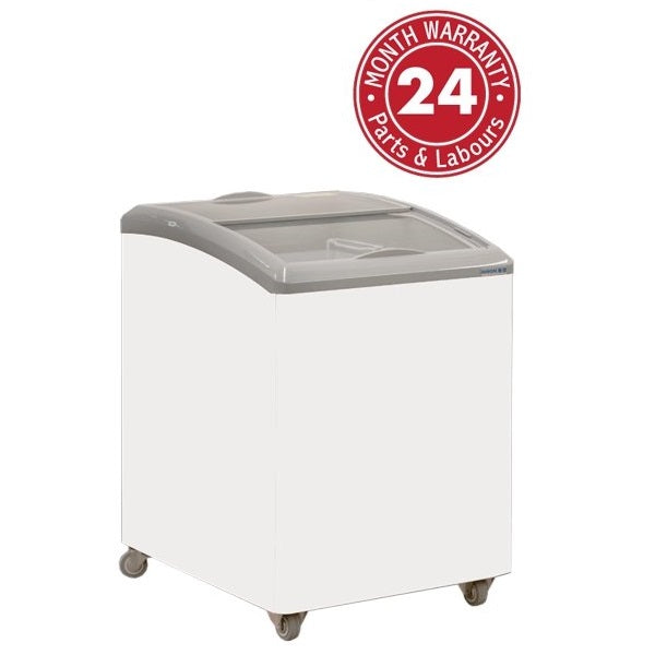EXQUISITE SD151 CURVED GLASS DISPLAY CHEST FREEZER