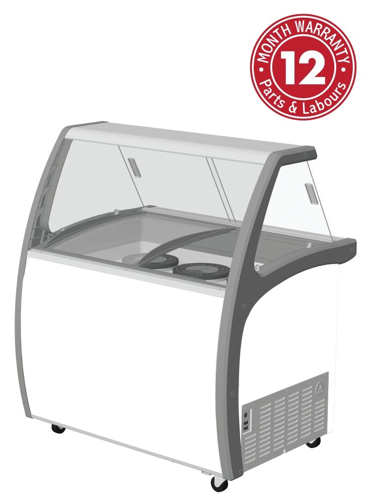 Exquisite SD325S2 Six Tubs Ice Cream Scooping Freezer