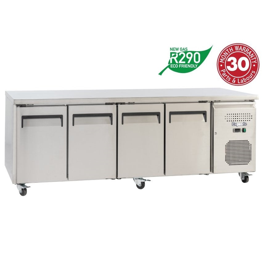 EXQUISITE USC550H FOUR SOLID DOORS UNDERBENCH FRIDGE