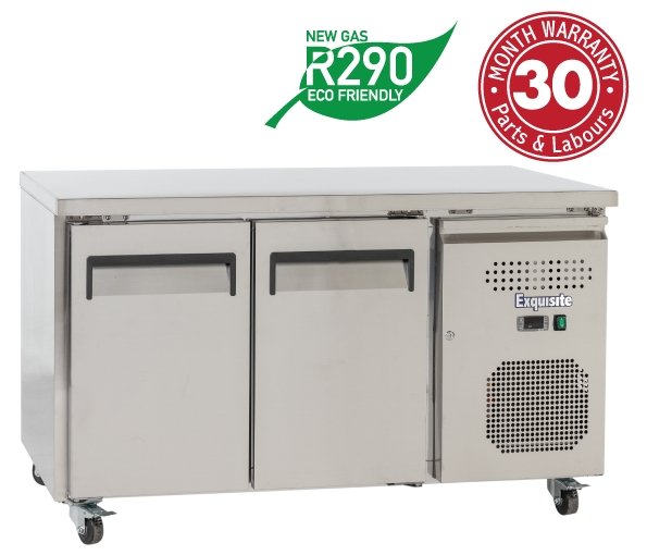 Exquisite USF260H Two Solid Doors Underbench Freezers