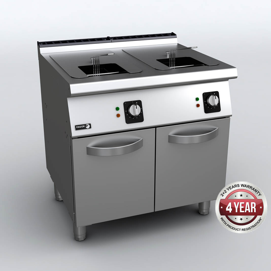 FRYER WITH 2X15L TANK AND 2 BASKETS - F-G7215