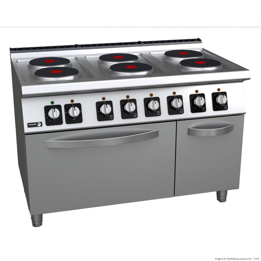 Fagor Kore 700 Series Electric 6 Burners with oven C - E761