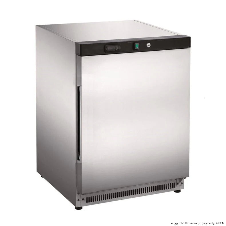 Fed - X Stainless Steel Uprighht Static Freezer XF200SS