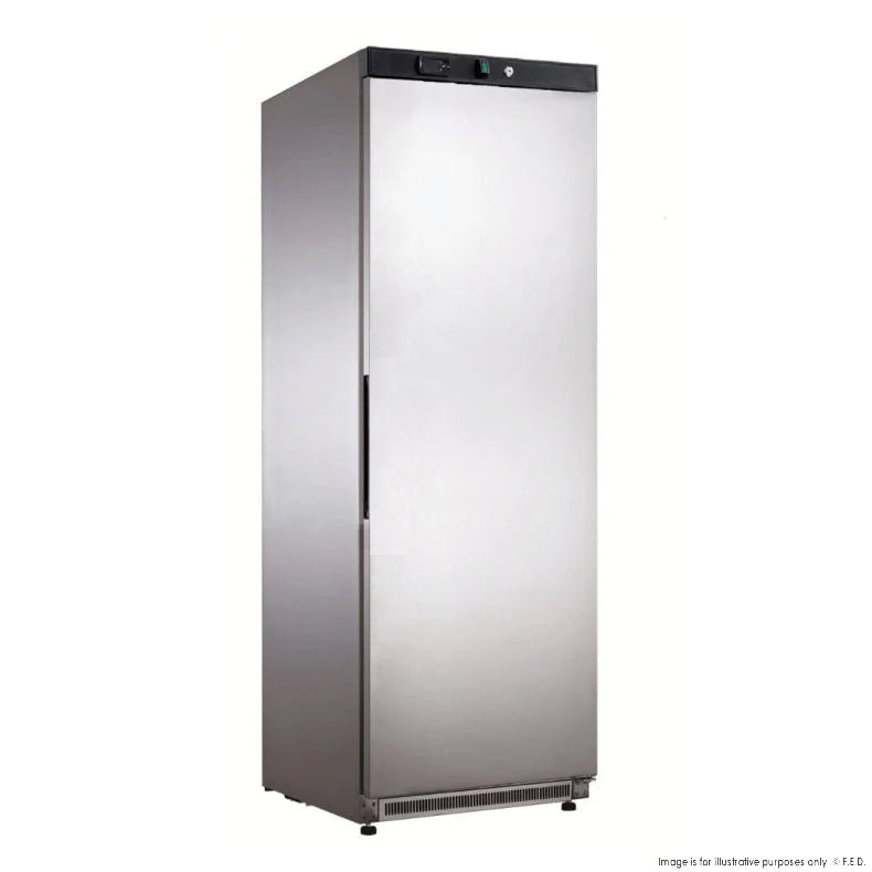 Fed - X Stainless Steel Upright Static Fridge XR400SS