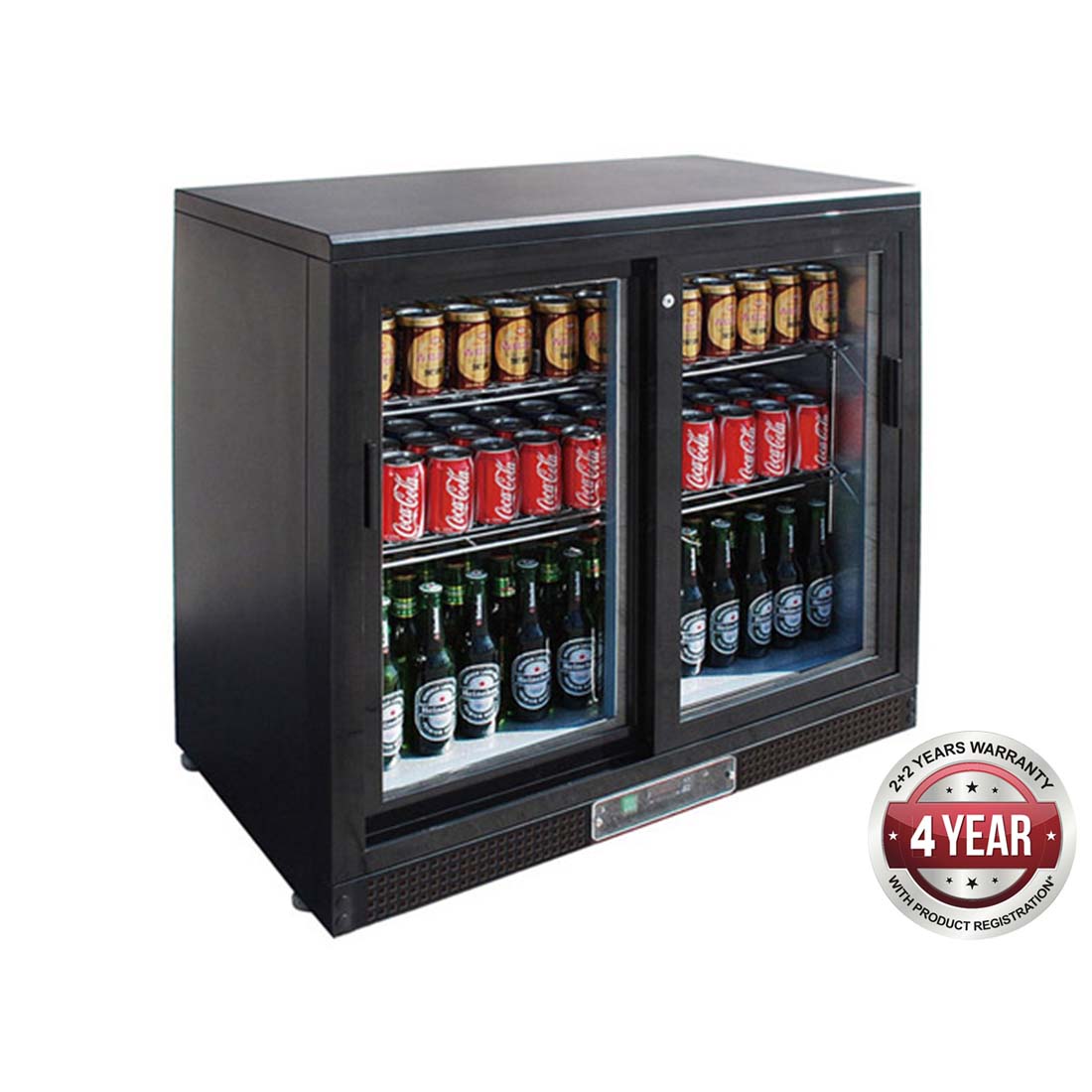 SC248SD DOUBLE SLIDING DOOR DRINK COOLER