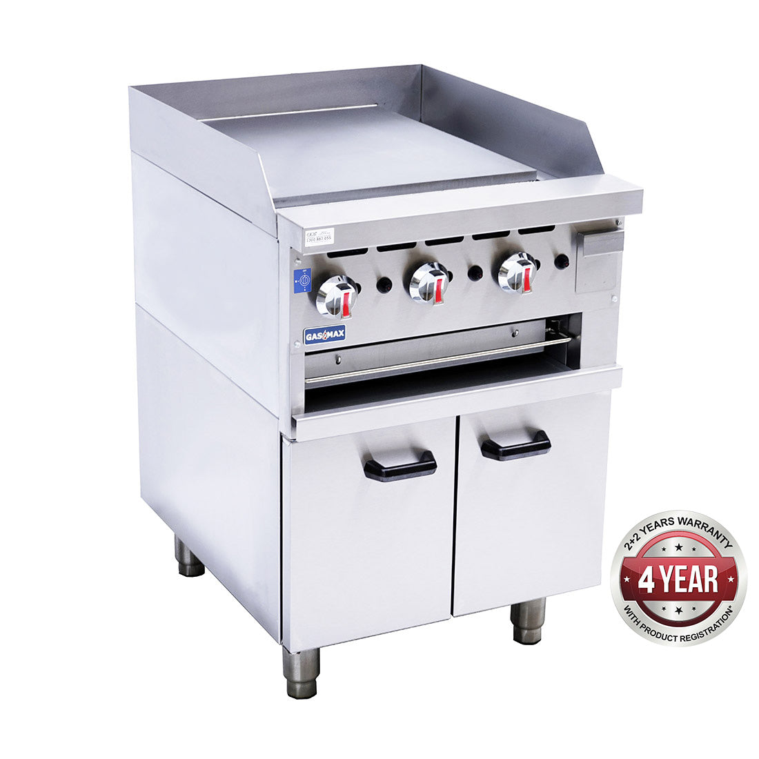 GGS-24 GAS GRIDDLE AND GAS TOASTER WITH CABINET