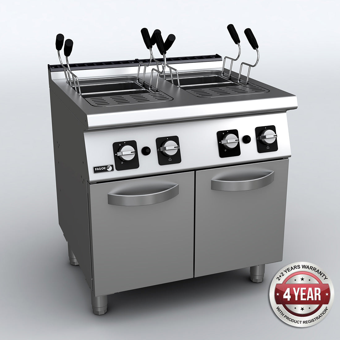 FAGOR KORE 700 GAS PASTA COOKER WITH 4 BASKETS - CP-G7226