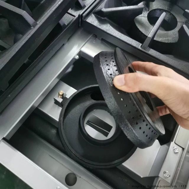 Gasmax 4 Burner Gas Cooktop With Oven GBS4TS