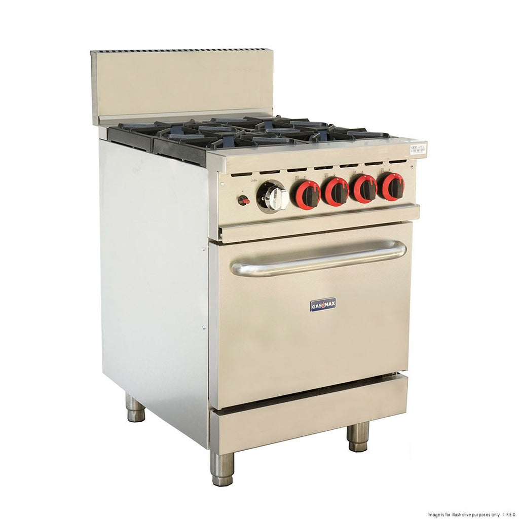 Gasmax 4 Burner Gas Cooktop With Oven GBS4TS