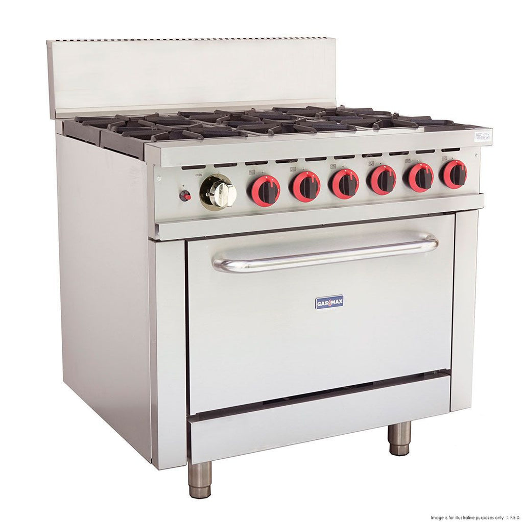 Gasmax 6 Gas Cooktop With Oven + Flame Failure GBS6TS