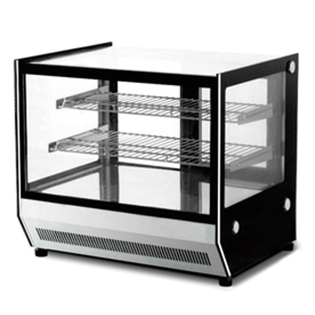 COUNTER TOP SQUARE GLASS HOT FOOD DISPLAY - GN-660HRT
