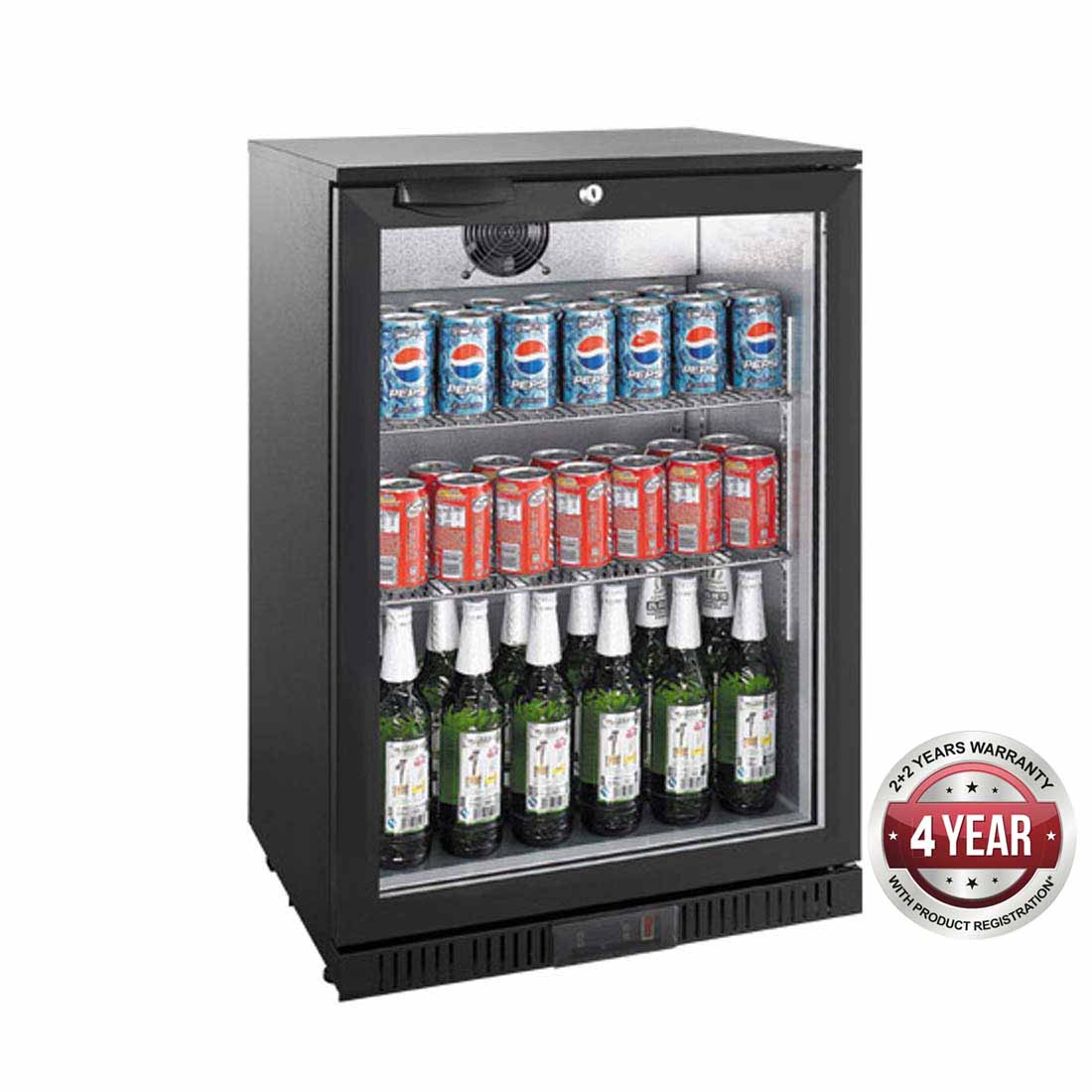 LG-138HC Under Bench single door Bar Cooler