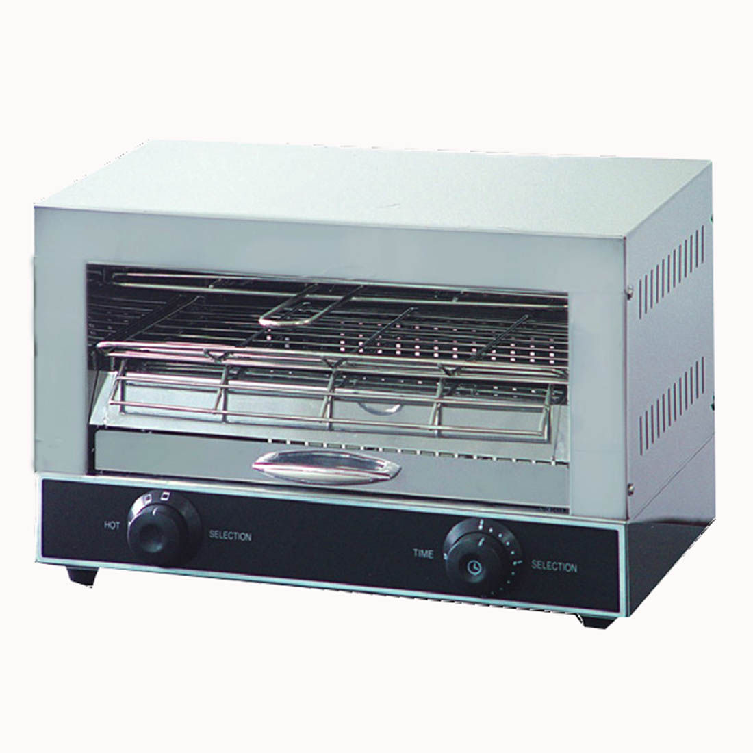 SINGLE INFRARED QUARTZ ELEMENT SALAMANDER GRILLER TOASTER AND TIMER - QT-1
