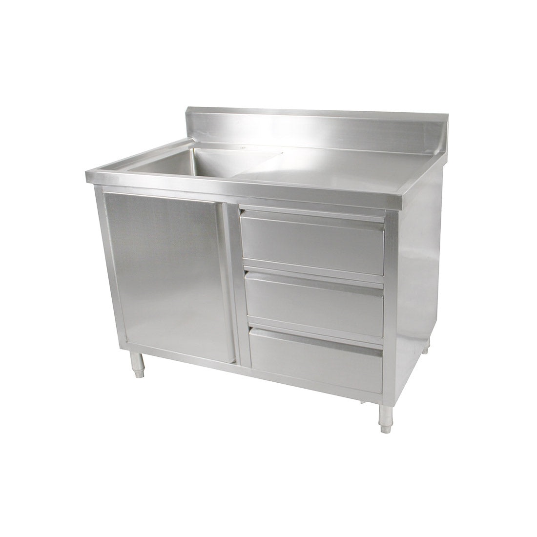 SC-6-1200L-H CABINETD WITH LEFT SINK
