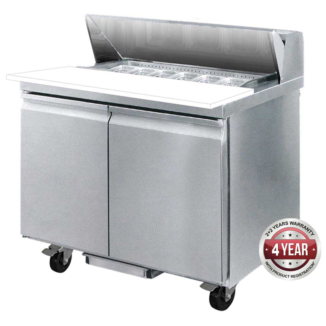 SLB120 TWO DOOR SANDWICH BAR