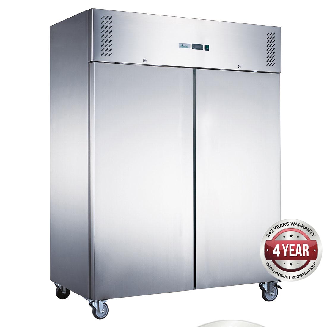 FED-X S/S DOUBLE DOOR UPRIGHT FRIDGE - XURC1200SFV