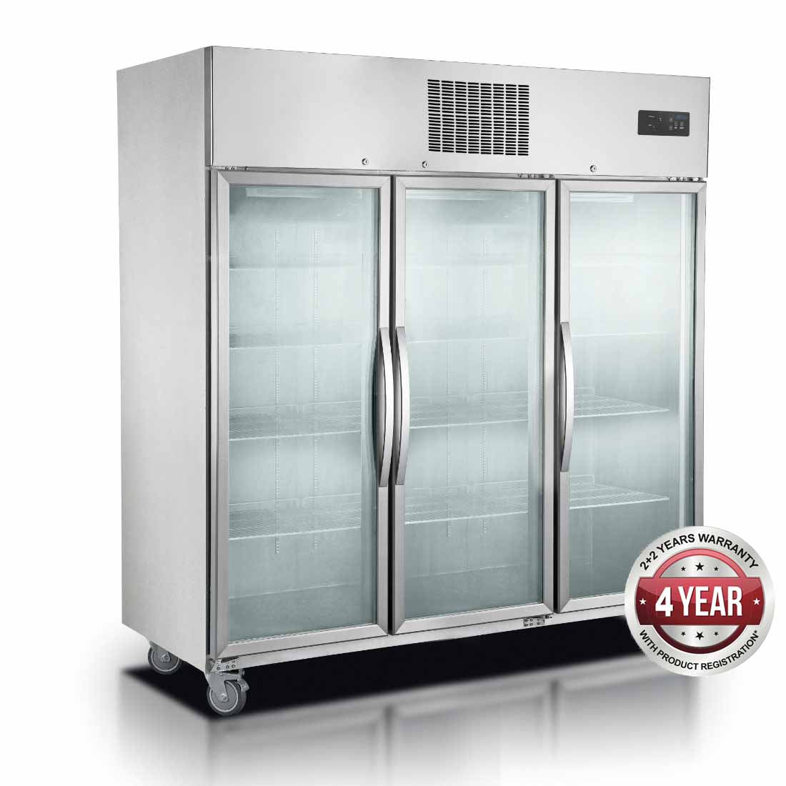 SUFG1500 THREE DOOR UPRIGHT DISPLAY FREEZER