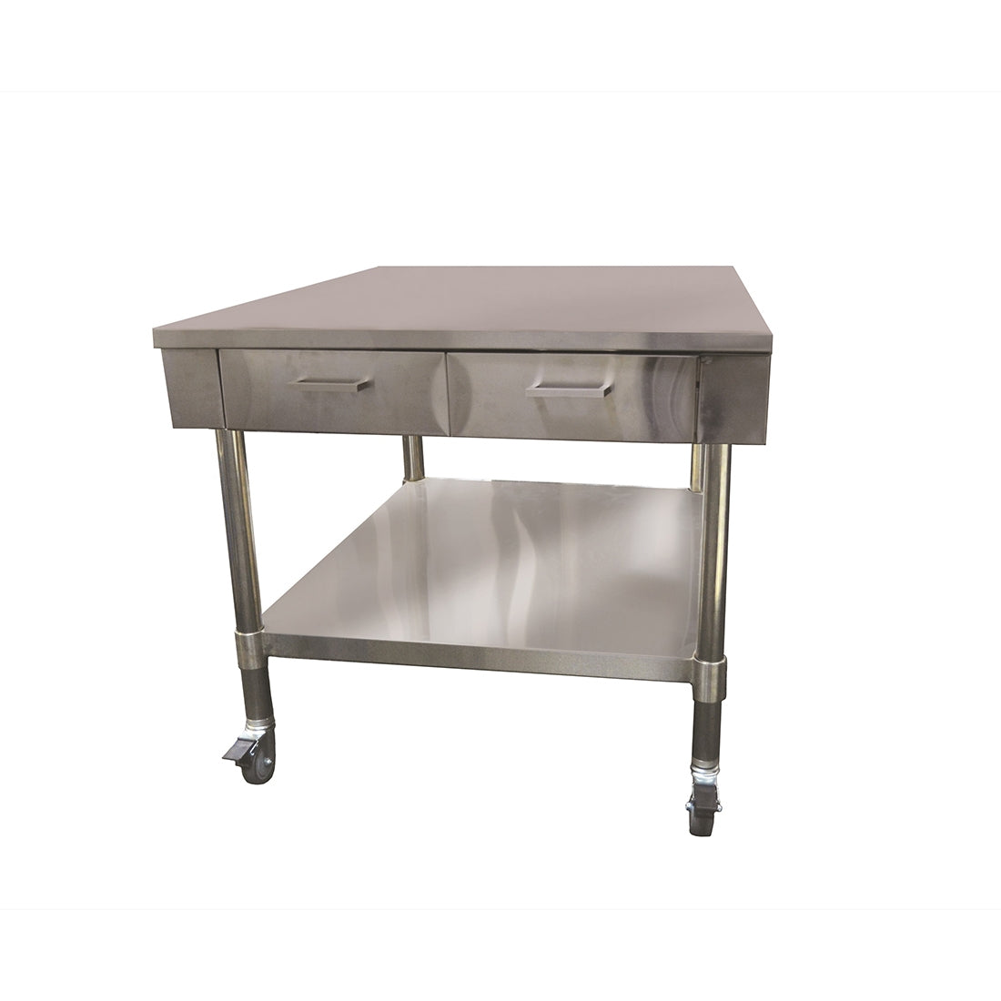WORK BENCH WITH 2 DRAWERS AND UNDER SHELF - SWBD8-2
