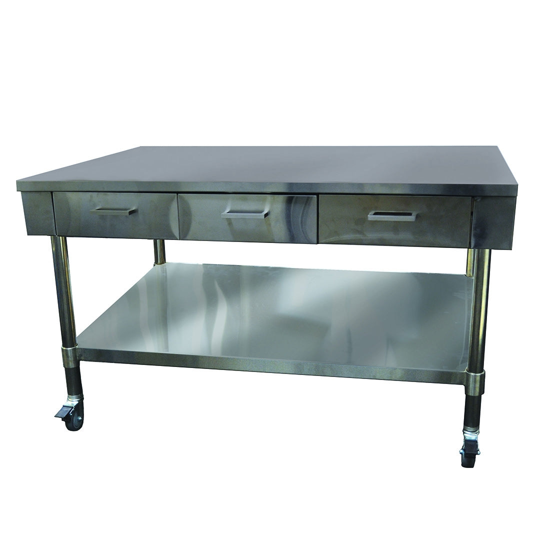 WORK BENCH WITH 3 DRAWERS AND UNDER SHELF - SWBD8-3