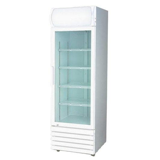 THERMASTER 370L SINGLE GLASS DOOR COLOURBOND UPRIGHT FRIDGE LG-370P