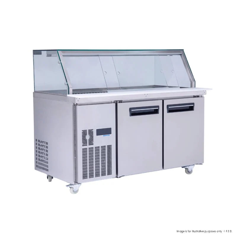 Thermaster Cold Salad & Noodle Bar 4x1/1 GN Pans PG150FA - XG