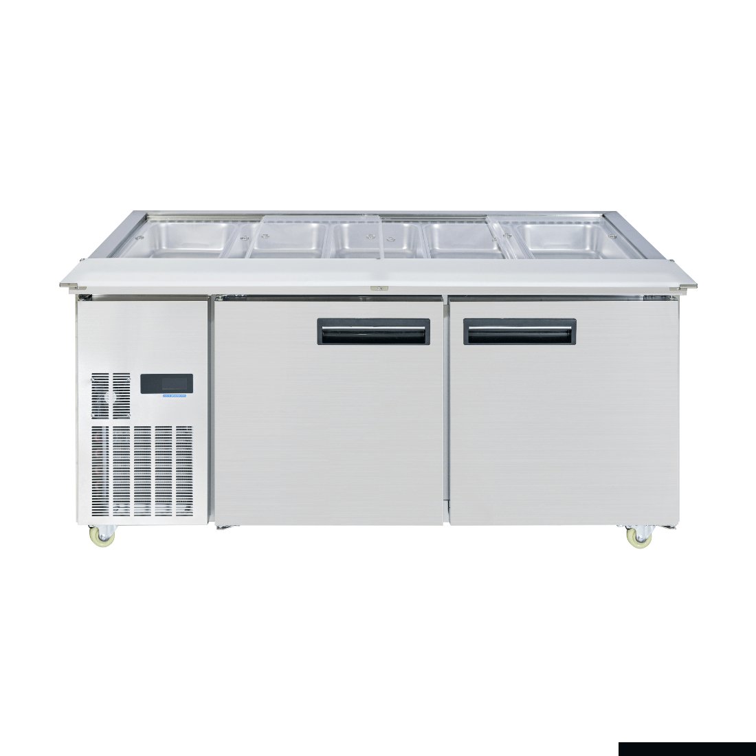 Thermaster Two Door Cold Bench Salad Station 5x1/1 GN Pans PG180FA - XB