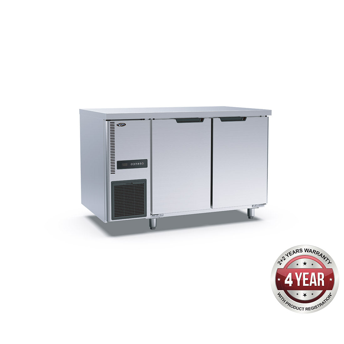 STAINLESS STEEL DOUBLE DOOR WORKBENCH FRIDGE - TL1200TN