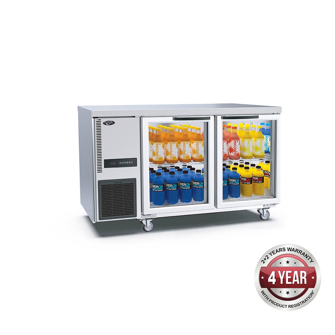 GLASS DOOR WORKBENCH FRIDGE - TL1500TNG