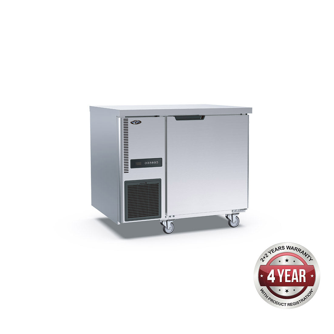STAINLESS STEEL SINGLE DOOR WORKBENCH FRIDGE - TL900TN