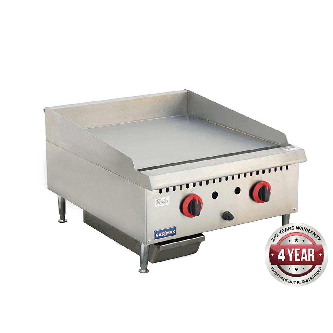 GG-24 TWO BURNER NG GRIDDLE TOP