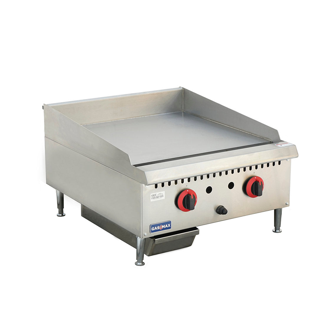 GG-24LPG TWO BURNER LPG GRIDDLE TOP