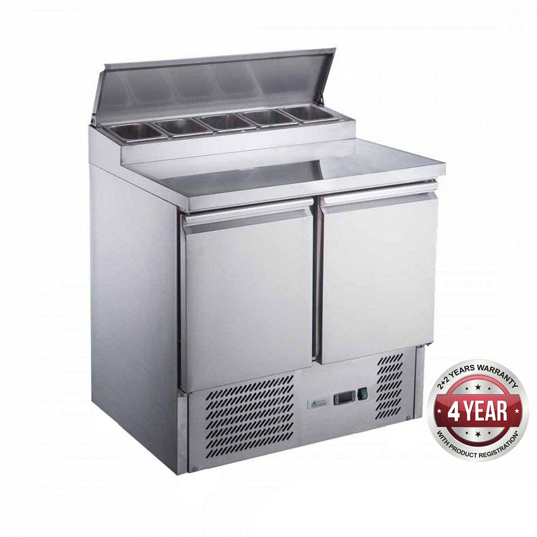 FED-X TWO DOOR SALAD PREP FRIDGE - XGNS900D