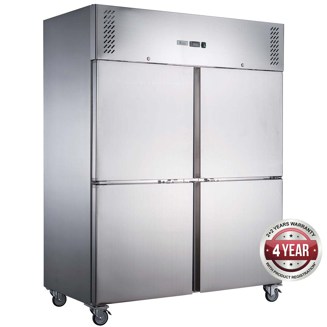 FED-X S/S FOUR DOOR UPRIGHT FREEZER - XURF1200S2V
